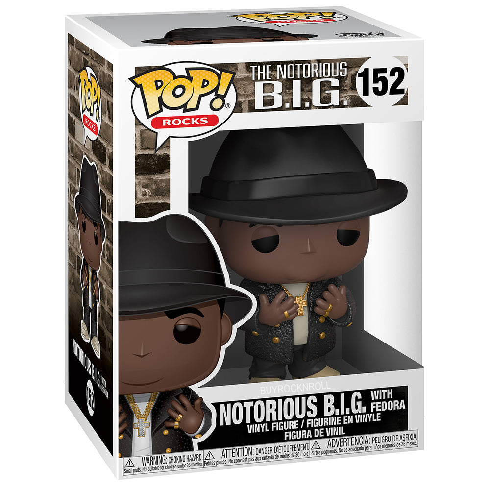 Biggie Smalls Collectible 2019 Handpicked Funko Pop! Rocks Notorious B.I.G. Figure #152