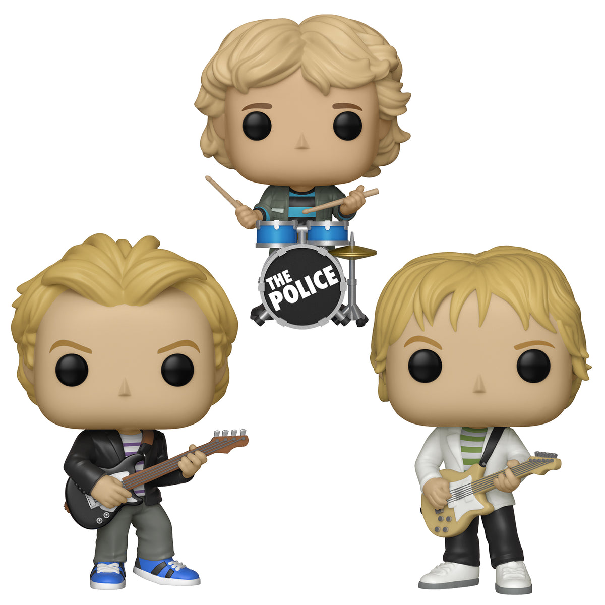 The Police Funko Pop Rocks Figures-Sting Andy Summers Stewart Copeland ...