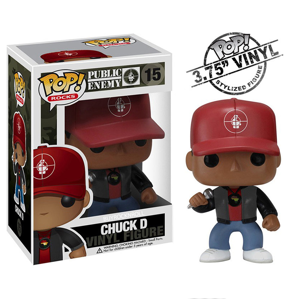 SOLD OUT! Public Enemy Collectible Funko 2011 Chuck D Pop! Rocks Vinyl Figure #15