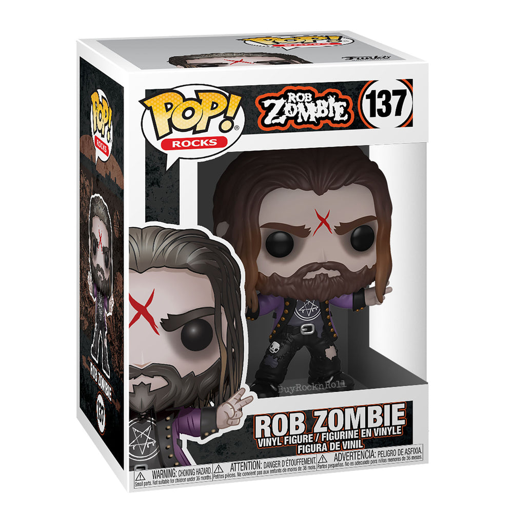 Rob Zombie Collectible Handpicked 2019 Funko Pop! Rocks Vinyl Figure #137