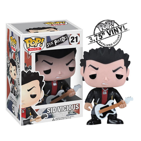 Sex Pistols Collectible 2012 Funko Pop! Rocks Sid Vicious 3.75" Vinyl Figure