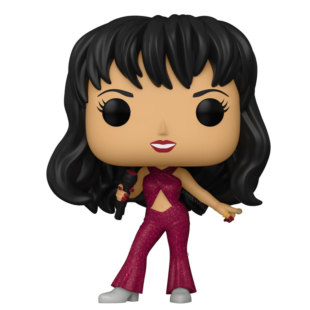 SOLD OUT! Selena 2021 Funko Pop Rocks #205 Burgundy Outfit Glitter Figure