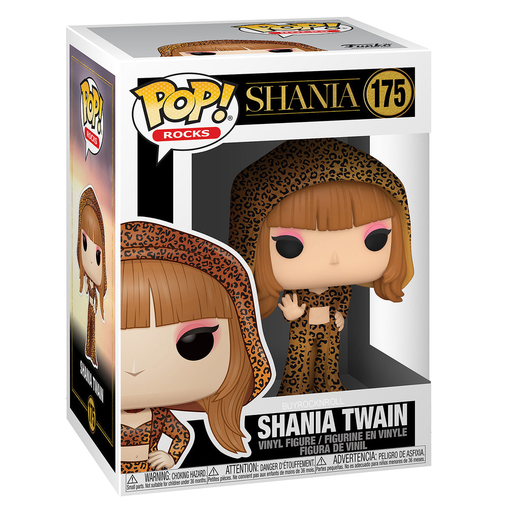 Shania Twain 2020 Funko Pop Rocks Queen of Country Pop Figure #175 in Protector