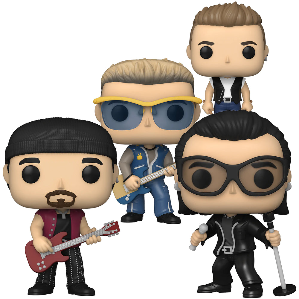 U2 Collectible 2022 Handpicked Funko POP! Rocks Figure Set