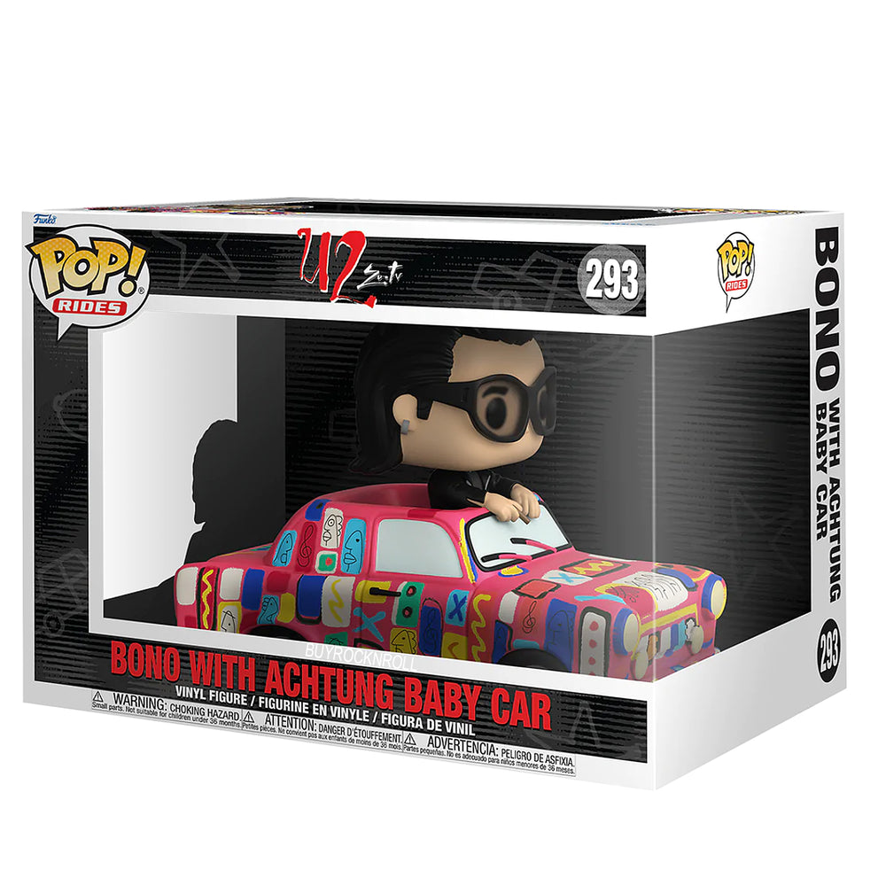 U2 Funko 2022 Pop Rocks & Rides Bono Achtung Baby Car #270 #271 #272 #273 #293