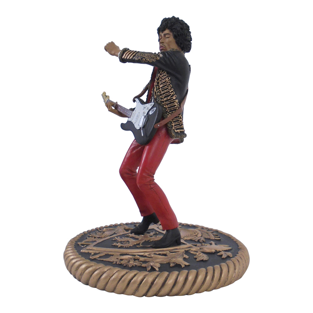 SOLD OUT! Jimi Hendrix Collectible: 2008 Knucklebonz Rock Iconz Guitar Hero Color Statue