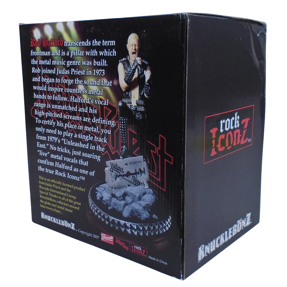 SOLD OUT! Judas Priest Collectible: 2007 KnuckleBonz Rock Iconz Rob Halford Statue