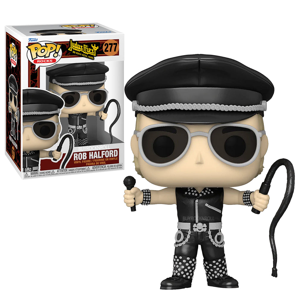 Judas Priest Collectible Handpicked Funko Pop! Rocks Rob Halford Figure #277 in Protector