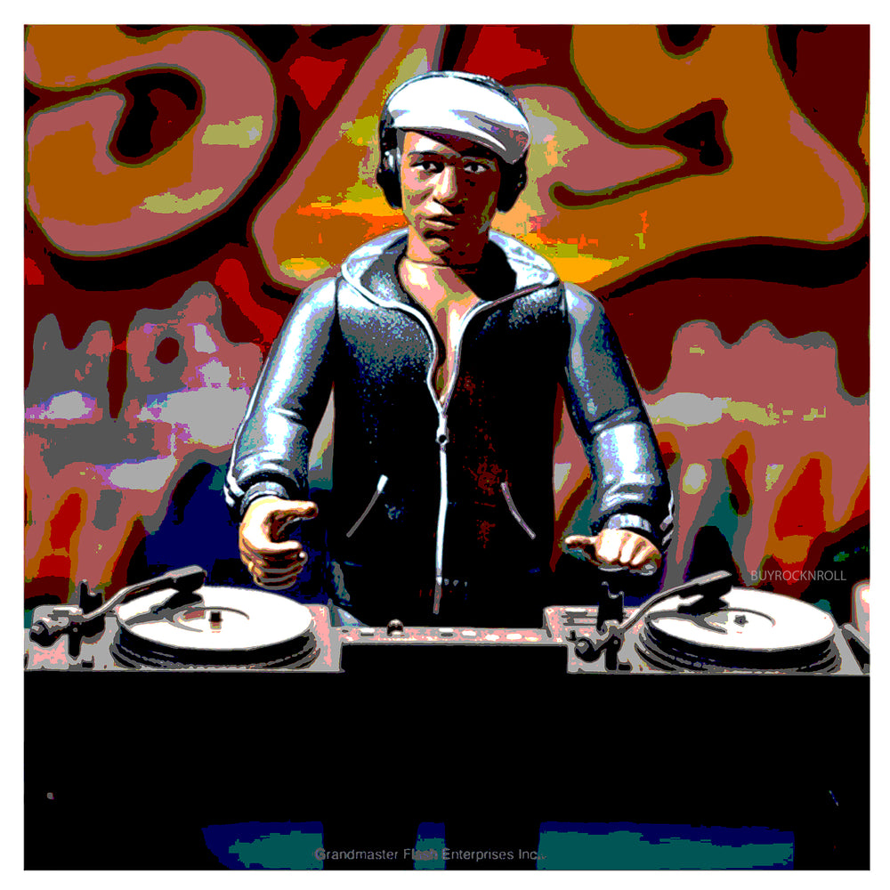 Grandmaster Flash Collectible Handpicked 2022 Super7 Reaction Figure