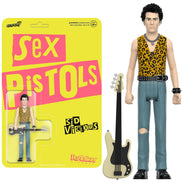Sex Pistols 2022 Super7 Reaction Figures Johnny Rotten Sid Viscious Wave 1