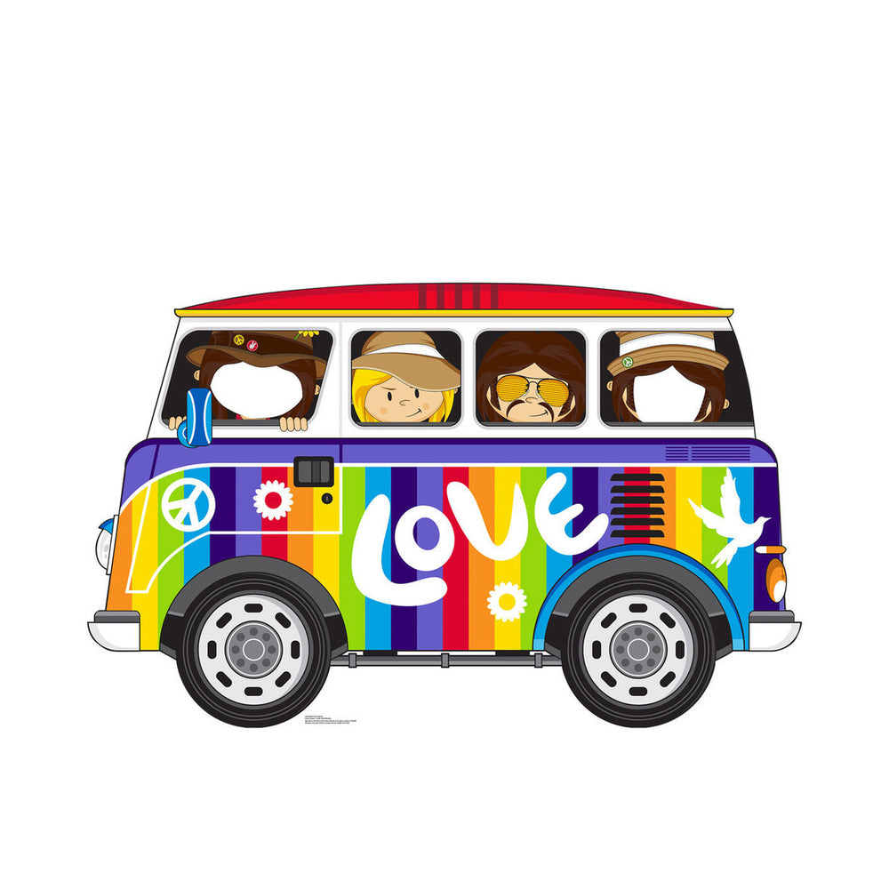 Summer of Love Collectible: 2017 Hippie Love Bus Cardboard Standup/Stand-In