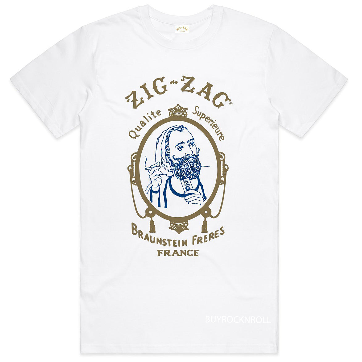 Zig-Zag Collectible Classic Zouave Soldier Zig-Zag Man White T-Shirt - SMALL