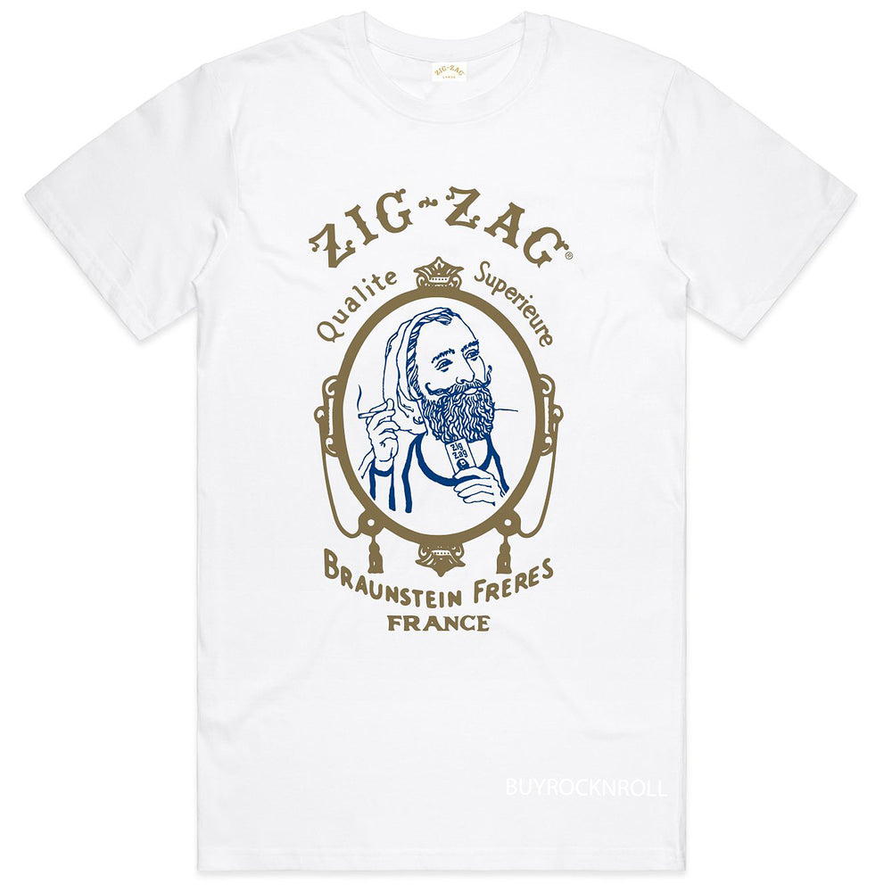 Zig-Zag Collectible Classic Zouave Soldier Zig-Zag Man White T-Shirt