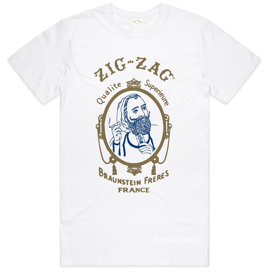 Zig-Zag Collectible Classic Zouave Soldier Zig-Zag Man White T-Shirt - SMALL