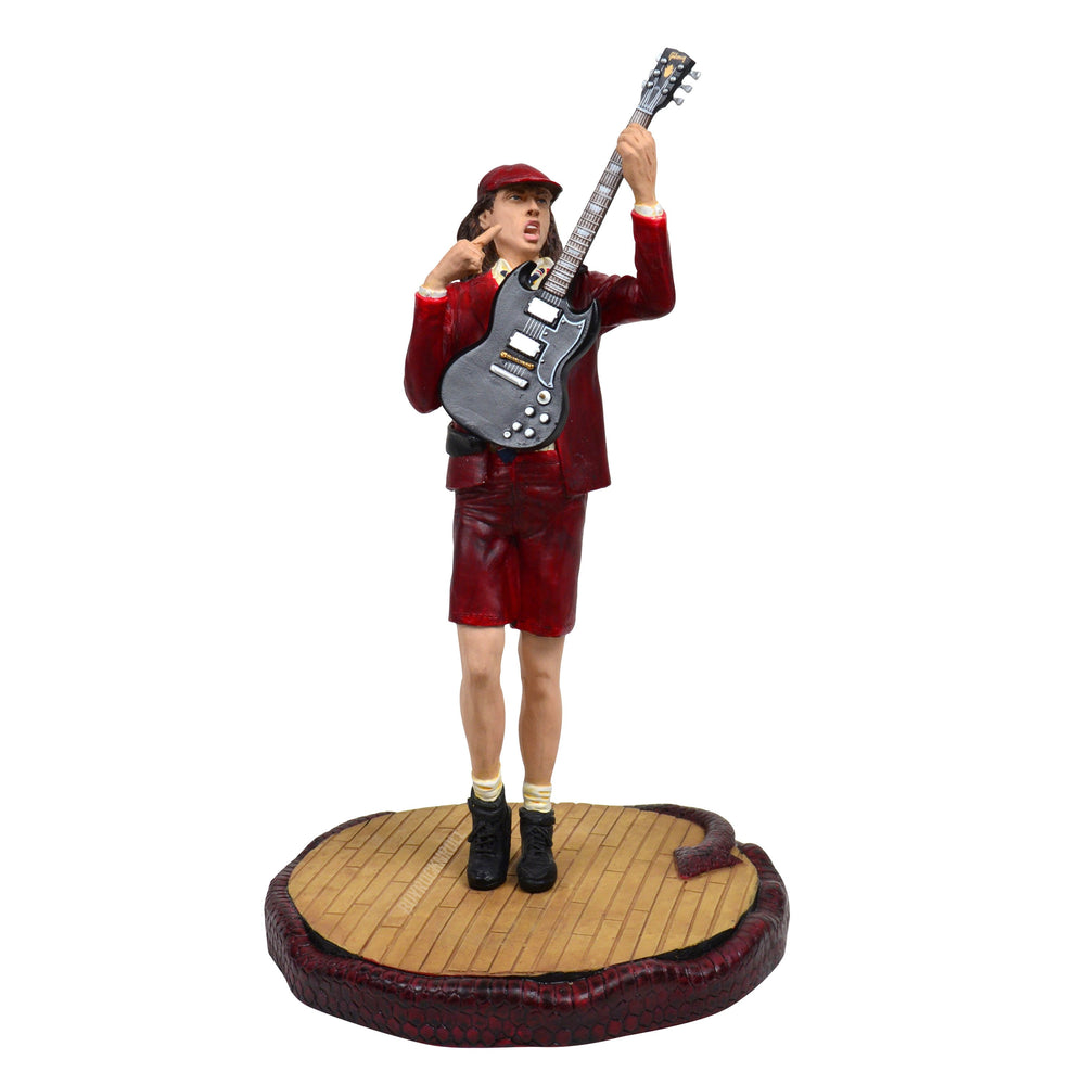 SOLD OUT! AC/DC Collectible 2008 KnuckleBonz Rock Iconz Guitar Hero Angus Young Statue