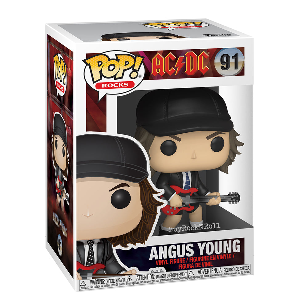 AC/DC Collectible: Handpicked 2019 Funko Pop! Rocks Angus Young Figure #91