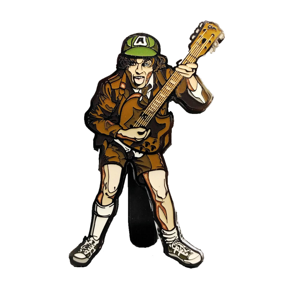AC/DC Collectible 2017 Handpicked FiGPiN #17 Angus Young Figure High Voltage Pin
