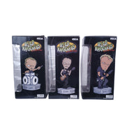 SOLD OUT! Metallica Collectible Rare 2003 NECA Head Knocker Set of 3 (Bobble Figure)