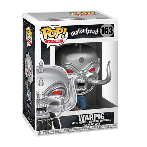Motorhead Collectible Funko Pop Rocks Lemmy Kilmister #170 Warpig #163 Figures in Protectors