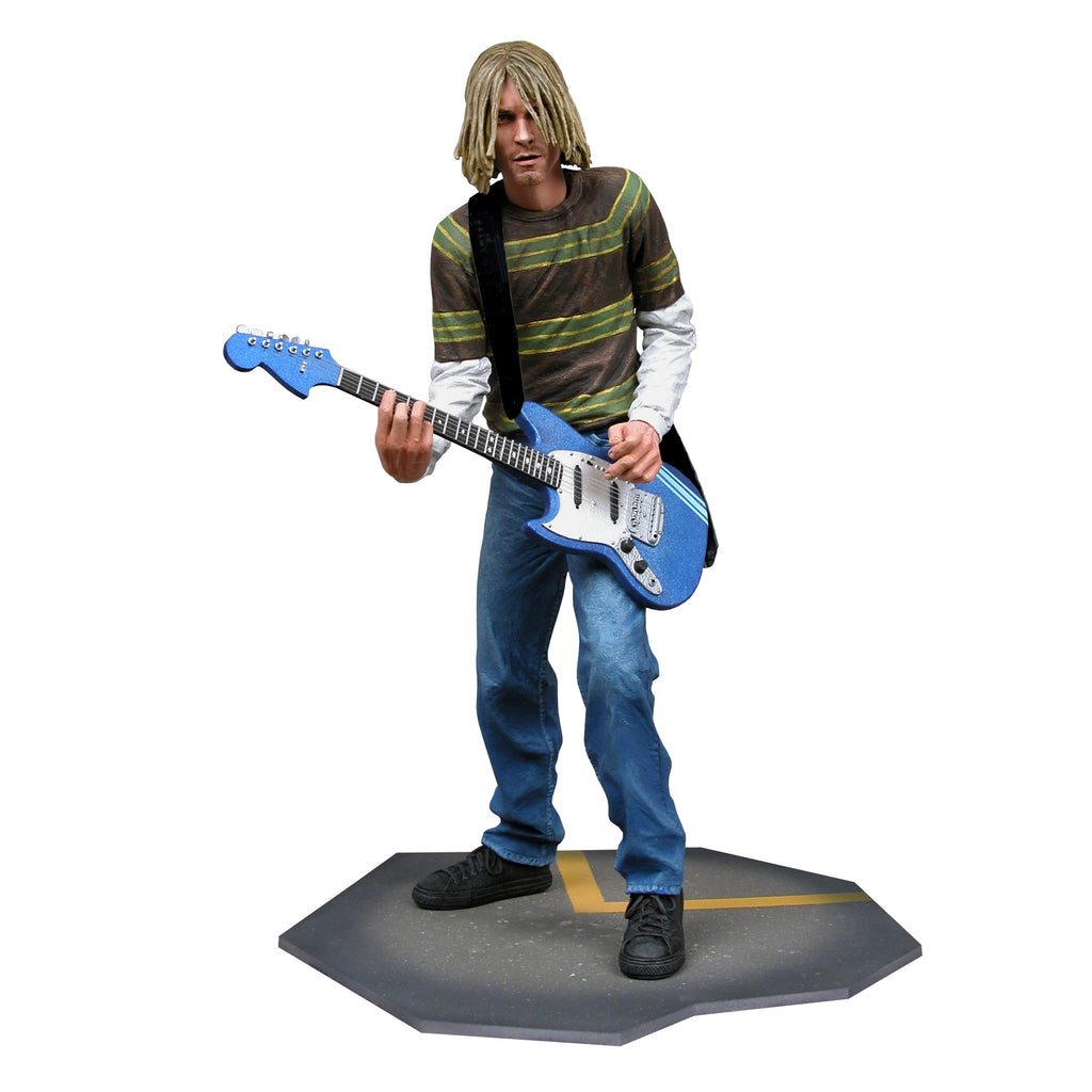 その他 Kurt Cobain 7 inch Action Figure by NECA NECA Kurt Cobain 7'' Action Figure with Skyblue Guitar for