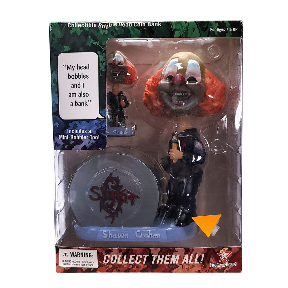 SOLD OUT! Slipknot Collectible 2002 Bobblerz Shawn Graham Bobble Head Clown Coin Bank