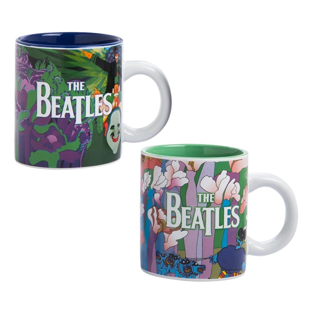 Beatles Collectibles 2016 Vandor Yellow Submarine Teacups & Saucers Set of 2