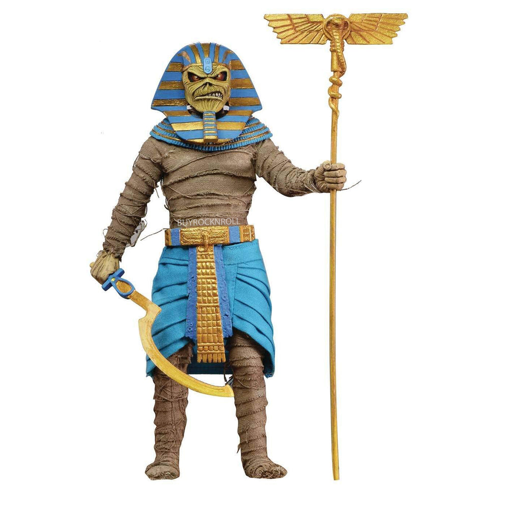 SOLD OUT! Iron Maiden Collectible 2020 Neca Powerslave Pharaoh Eddie 8-inch Clothed Figure