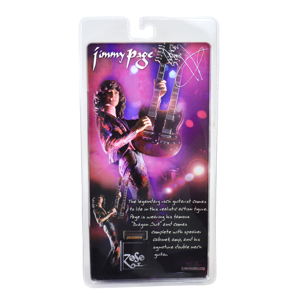 SOLD OUT! Led Zeppelin Collectible: NECA 2006 Jimmy Page Dragon Suite 7" ZOSO Figure