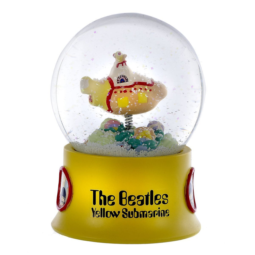 SOLD OUT! Beatles Christmas: 2015 Kurt Adler Yellow Submarine 4" Waterglobe / Snow Globe Ornament