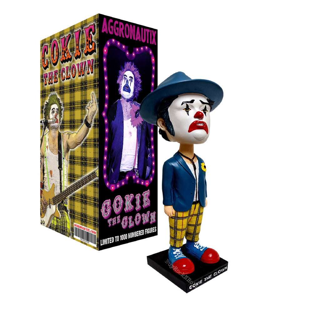 SOLD OUT! !NOFX Fat Mike 2019 Aggronautix Cokie The Clown Throbblehead -Numbered Box Only