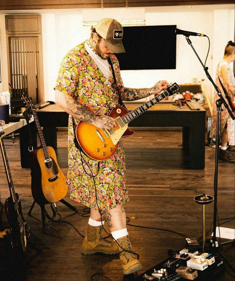 Post Malone Collectible 2022 Handpicked Funko Pop! Rocks Sundress Figure #254 in Protector
