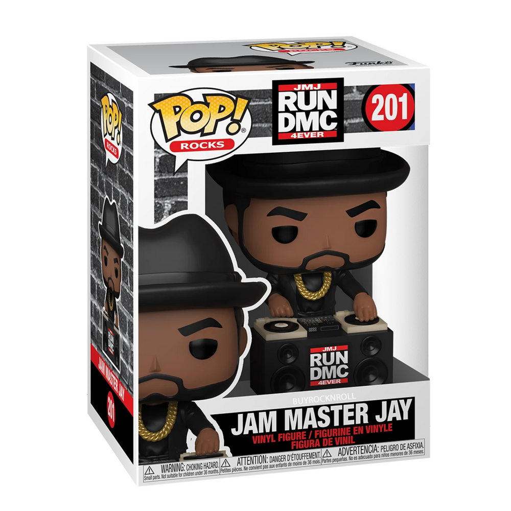 RUN DMC Jam Master Jay Handpicked 2020 Funko Pop Rocks Figure Set In Protectors