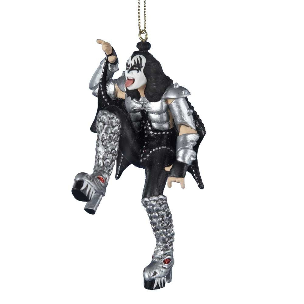 Rare KISS Collectible 2013 Kurt Adler Gene Simmons Demon Figure Christmas Tree Ornament w/o Tag