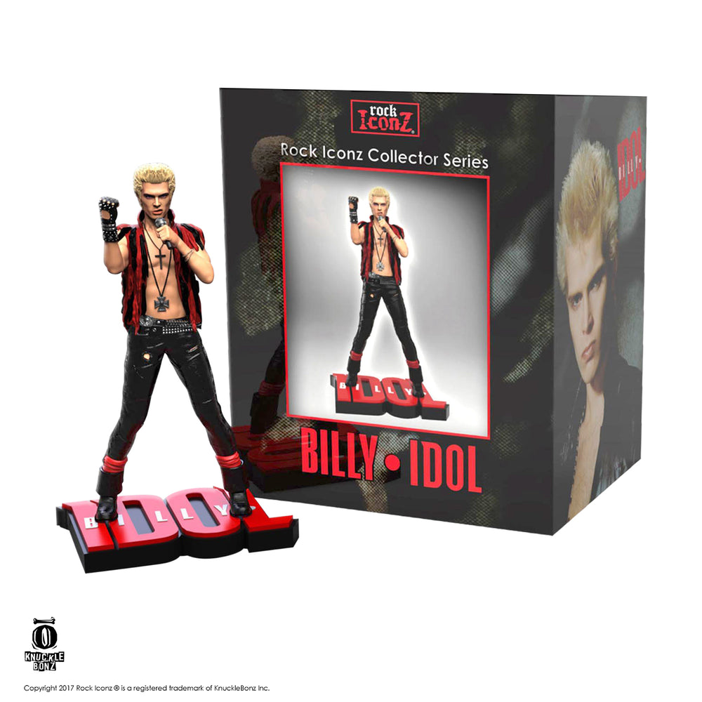 SOLD OUT! Billy Idol Collectible 2018 KnuckleBonz Rock Iconz Statue  Limited Edition 1982 Worldwide