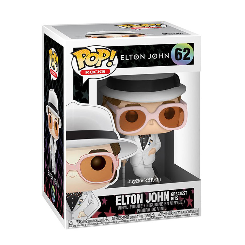 Elton John Handpicked 2017 Funko POP Rocks Greatest Hits in Protector Displays