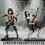 SOLD OUT! KISS Collectible 2016 KnuckleBonz Rock Iconz Alive II Band Members Statue Set