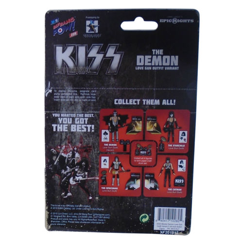 KISS 2015 Bif Bang Pow! Love G-- Variant Bloody Demon Gene Simmons 3 3/4" Figure
