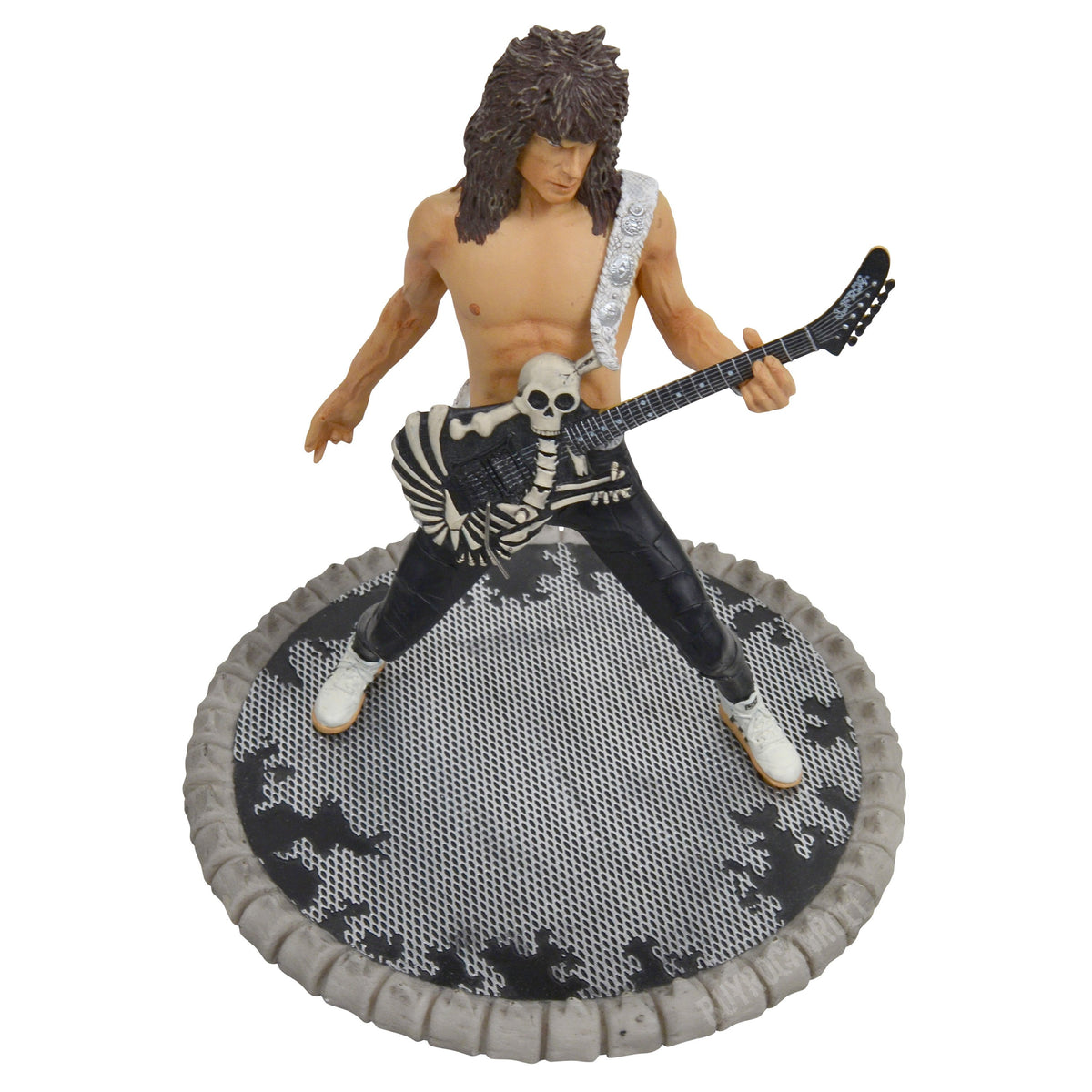 Dokken 2006 Knucklebonz Rock Iconz George Lynch Statue Skull & Bones Guitar