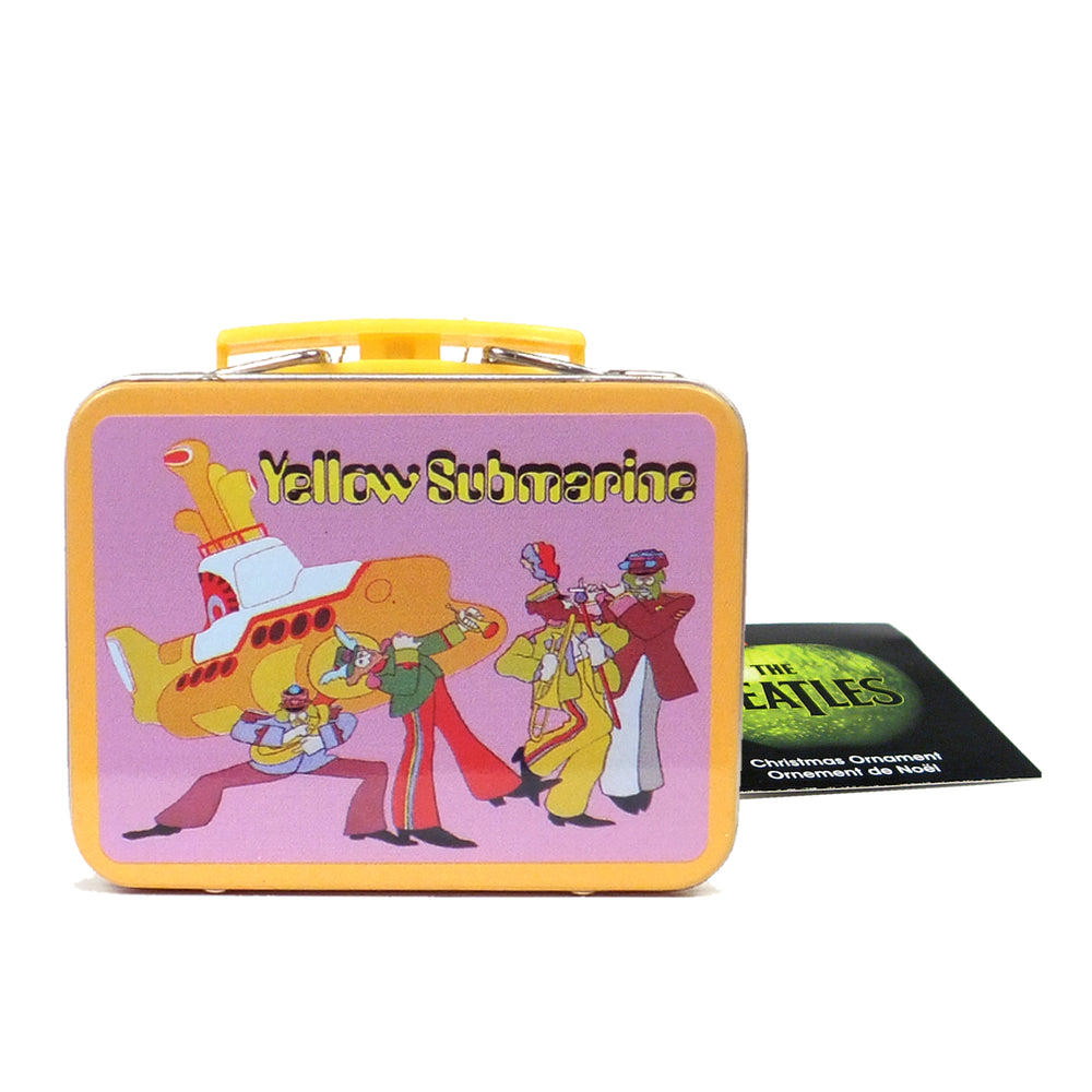 Beatles Collectibles: 2012 Kurt Adler Miniature Aladdin Lunch Box Christmas Ornaments