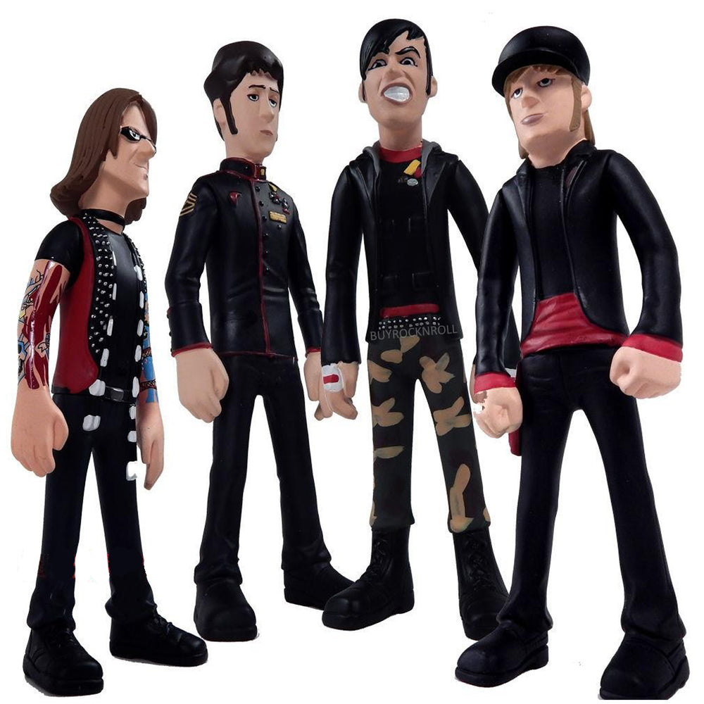 Fall Out Boy Collectible 2006 Sota Toys FOB Band Figures Boxed Set & Mini Poster