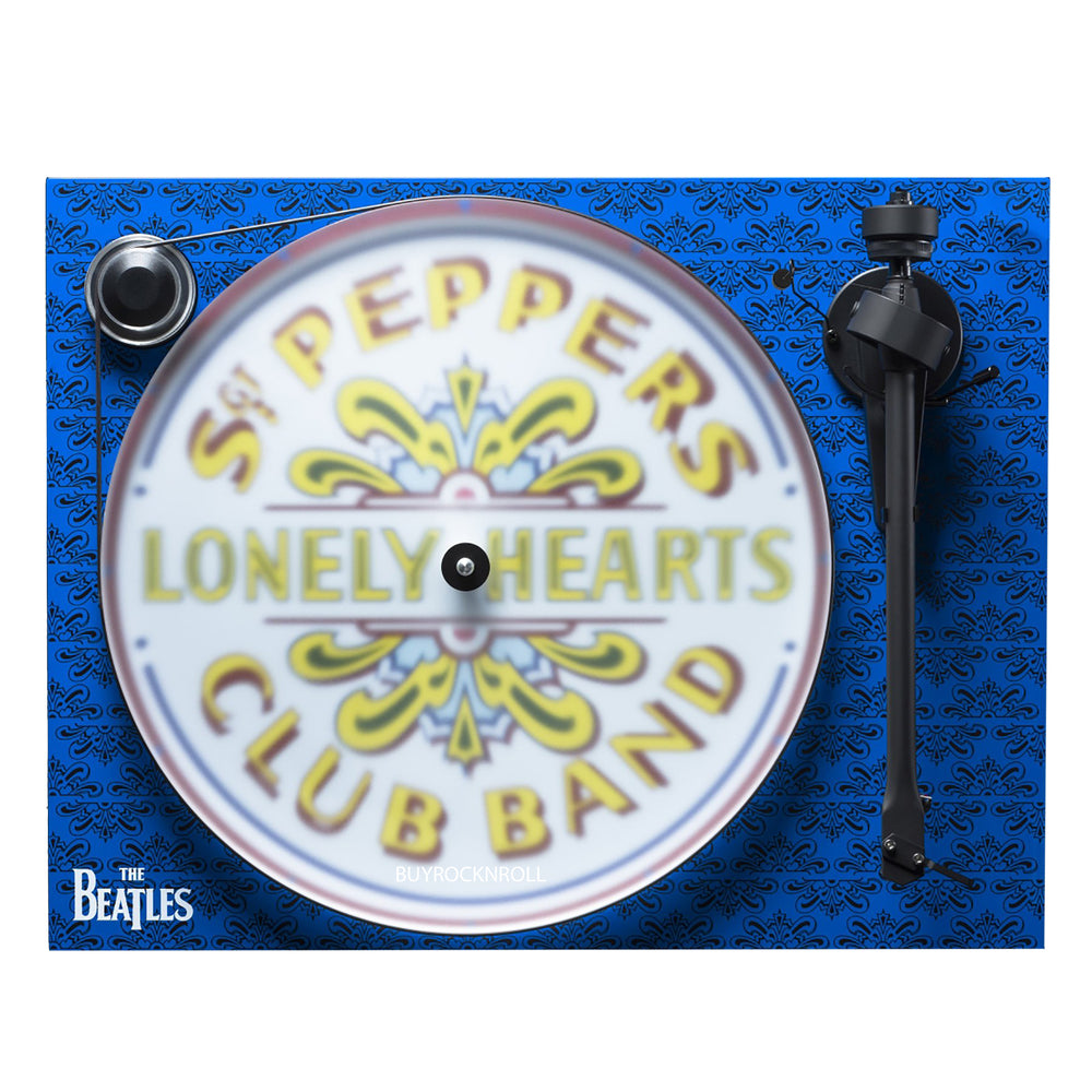 Beatles Collectible 2017 Pro-ject Essential III SGT Peppers Turntable with  Ortofon OM-10