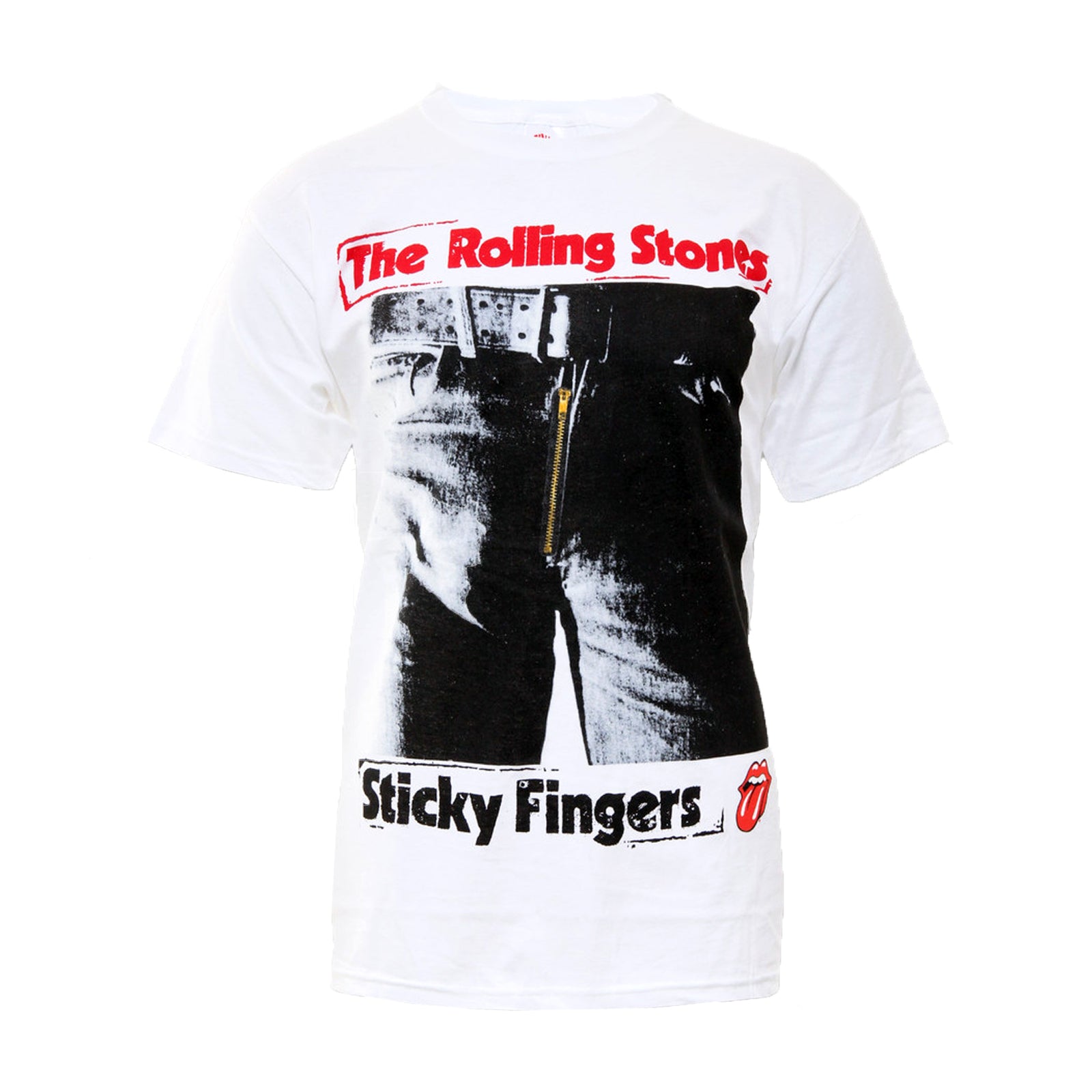 Rolling Stones Collectible 2009 Sticky Fingers Red Vinyl LP T-Shirt Box Set - S