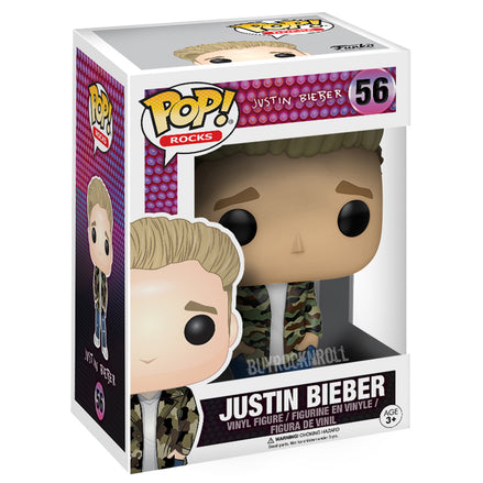 Justin Bieber Handpicked 2017 Funko POP! Rocks Figure #56 in a Protector Display Case