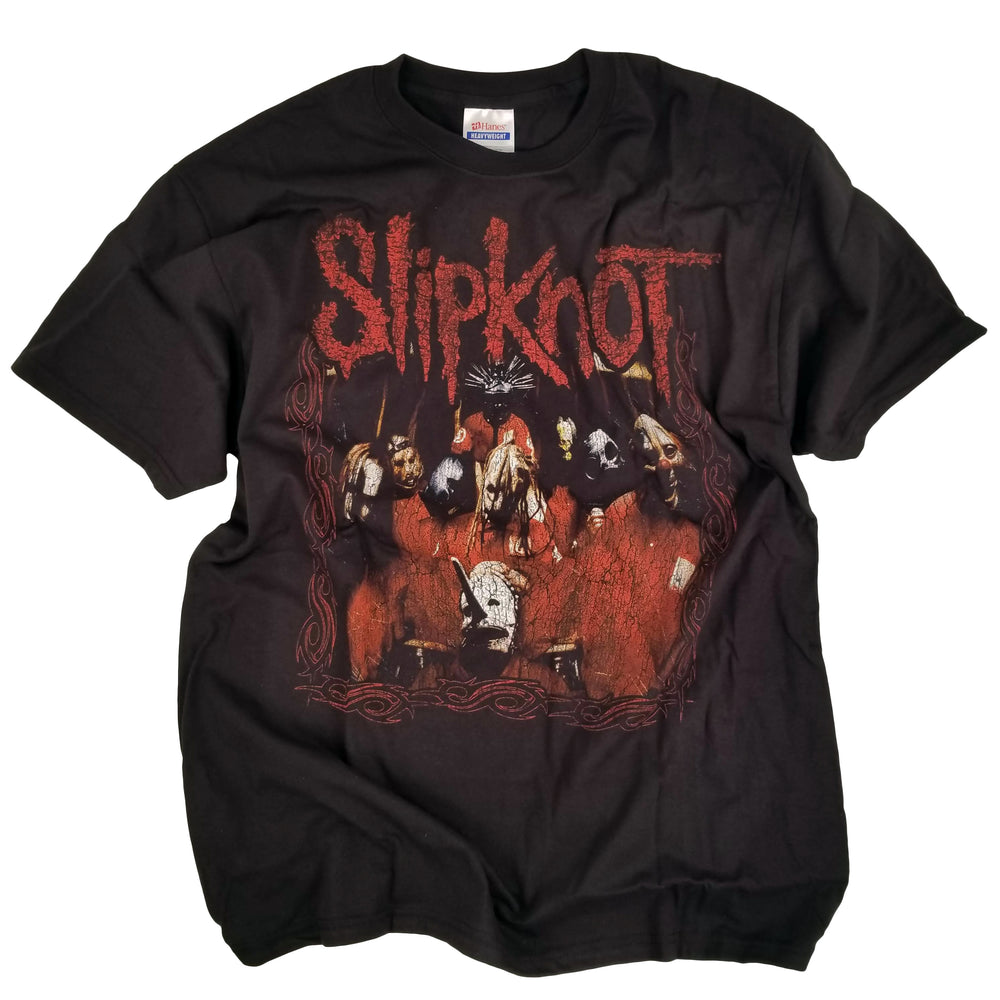 Rare Slipknot Collectible 2009 Road Runner Records Green Vinyl LP Debut Album T-Shirt Box Set - LG