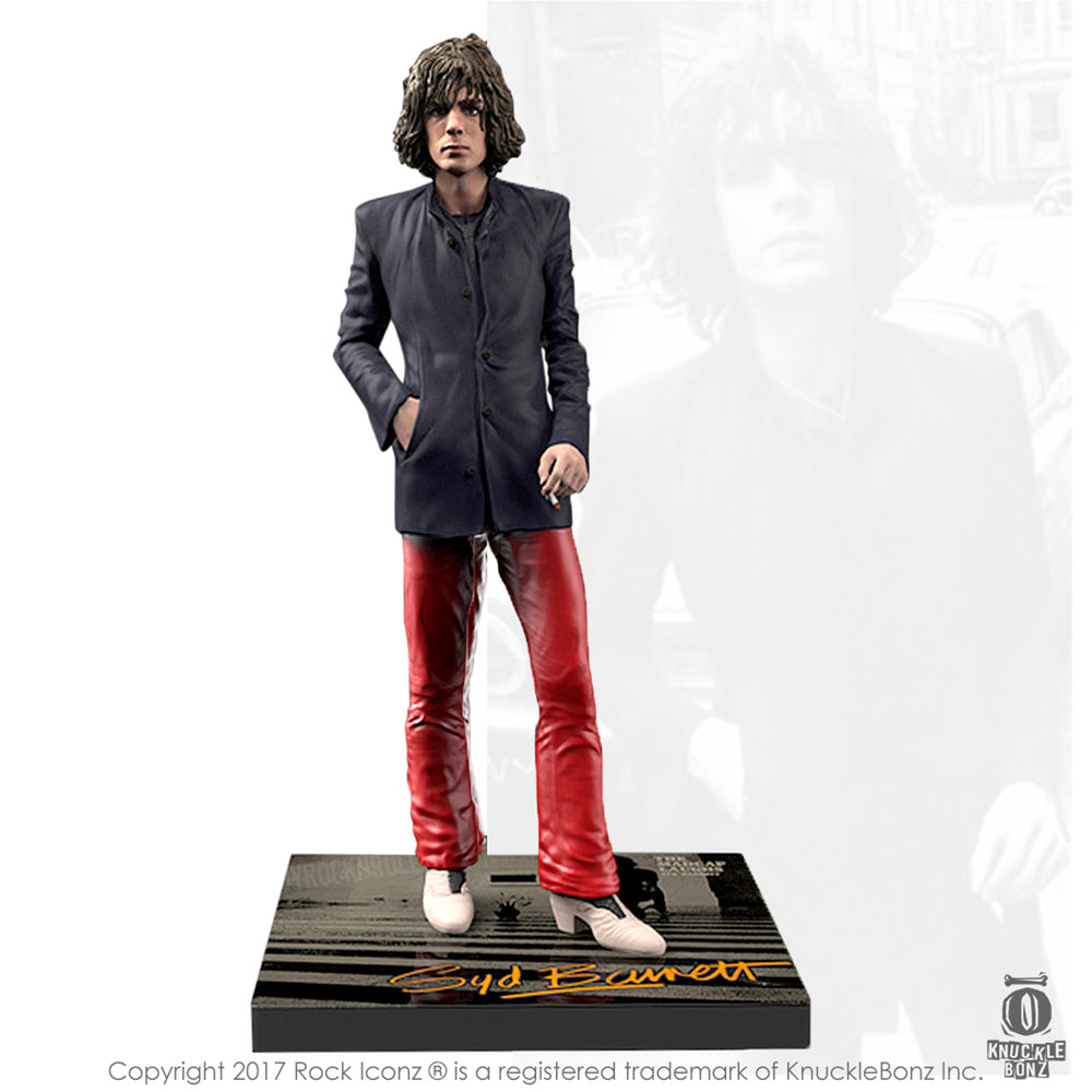 Pink Floyd Collectible 2017 KnuckleBonz Rock Iconz Syd Barrett Statue #496/3000