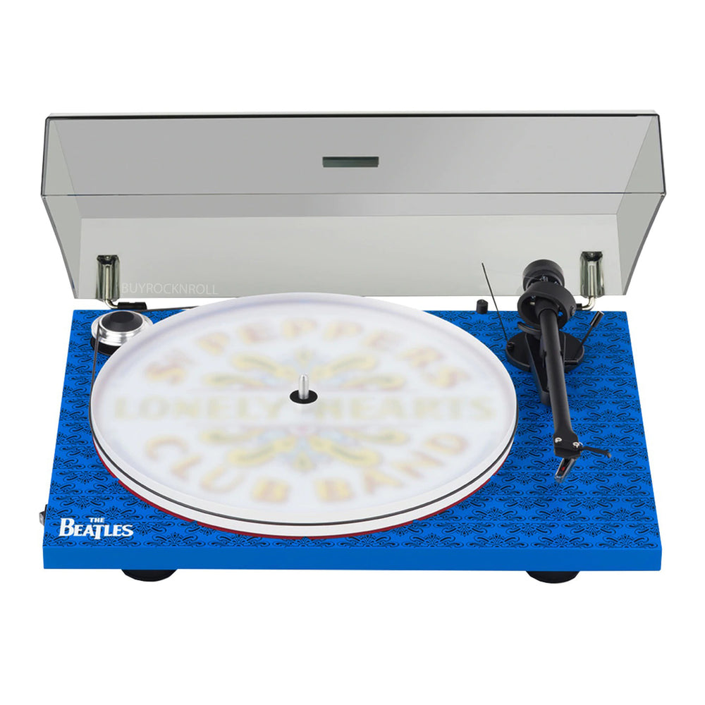 Beatles Collectible 2017 Pro-ject Essential III SGT Peppers Turntable with  Ortofon OM-10
