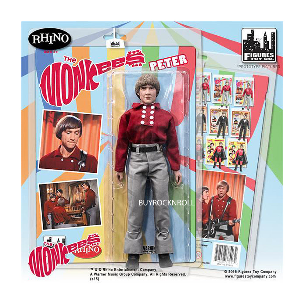 Monkees 2015 Figures Toy Company Peter Tork 12 " Retro Red Shirt Figure/Doll-New