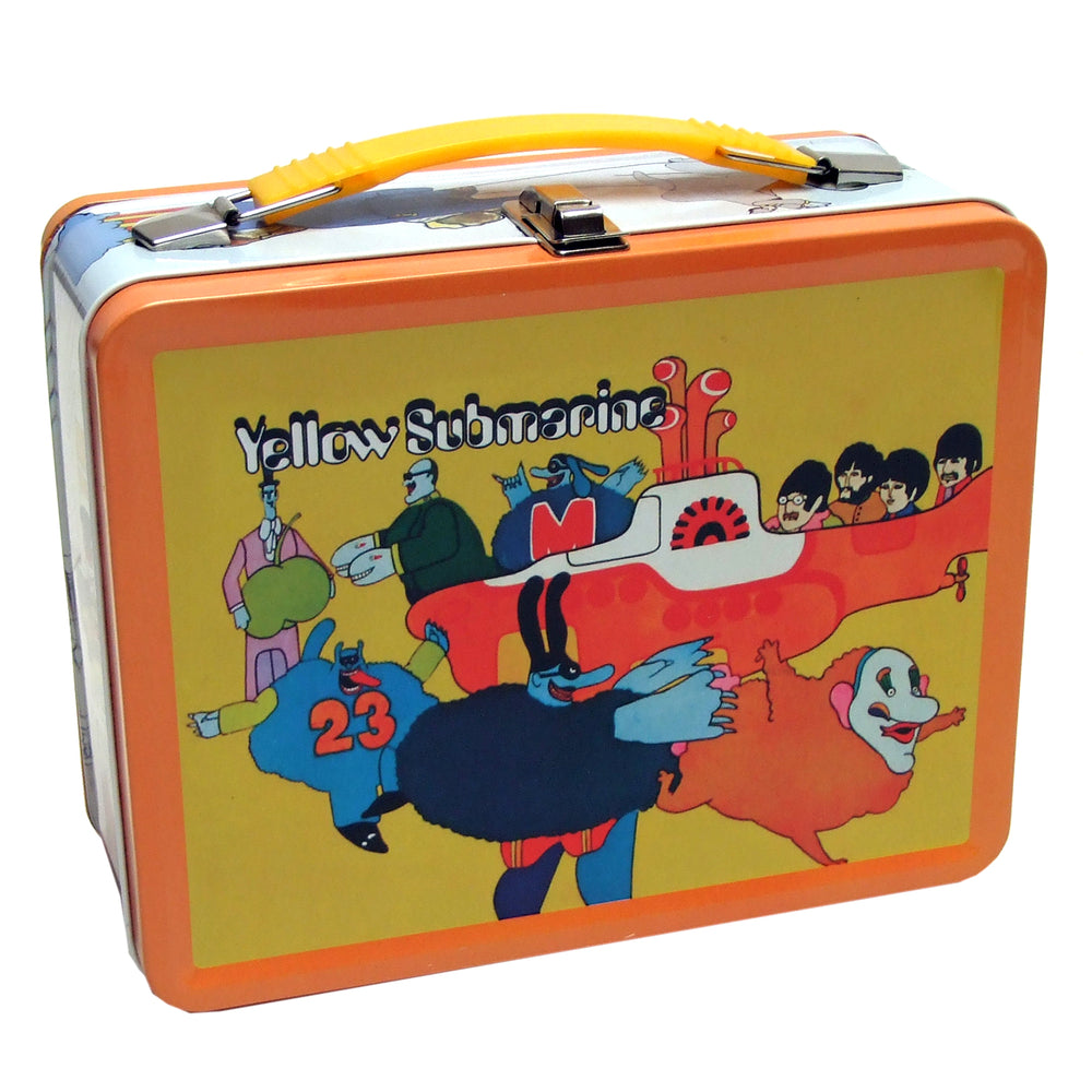 The Beatles 2012 Factory Entertainment Yellow Submarine Retro Lunchbox & Thermos