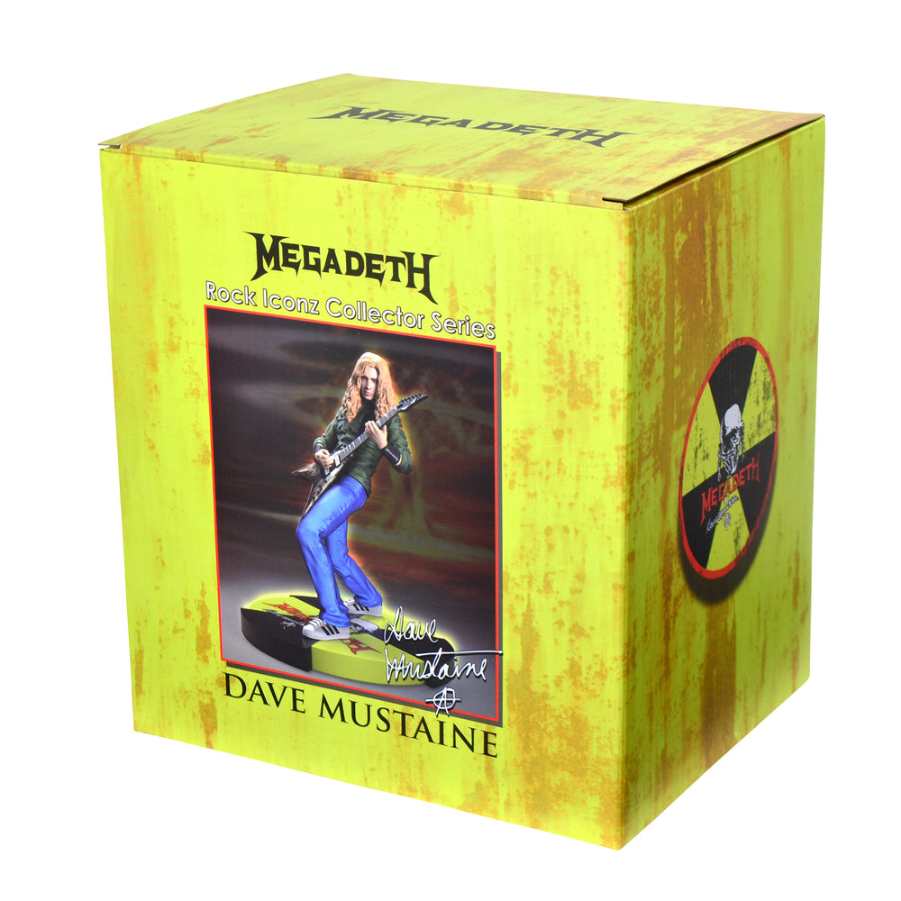 SOLD OUT Megadeth Collectible 2017 KnuckleBonz Rock Iconz Dave Mustaine Statue