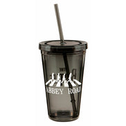 Rare Beatles Collectible 2012 Vandor Abbey Road 18oz Travel Cup Set of 2 - NM/MT